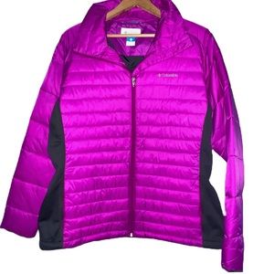 Women’s Columbia Purple Puffer Jacket